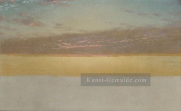 John Frederick Kensett Sonnenuntergang Sky Seestück Ölgemälde